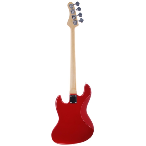 379 - Lindo JZB Series bass guitar, red finish