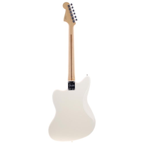 393 - 2014 Fender Jazzmaster HH electric guitar, made in Mexico, ser. no. MX14xxxxx5; Body: Olympic white ... 