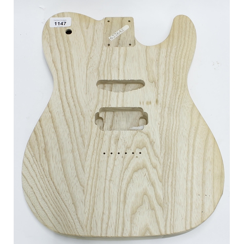 1147 - Unfinished Tele style guitar body for projects (unused)