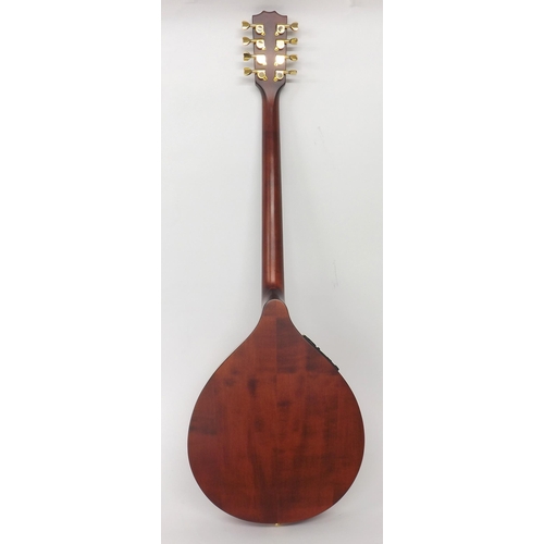 1550 - Tonewood electro/acoustic bouzouki labelled ser. no. BZ.2EQ/CH, soft case... 