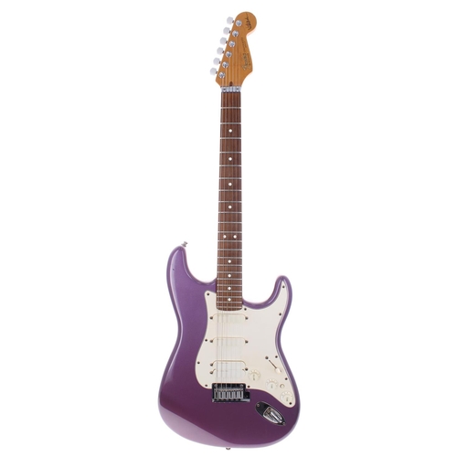 388 - 1991 Fender Jeff Beck Stratocaster electric guitar, made in USA, ser. no. N1xxxxx6; Body: midnight p... 