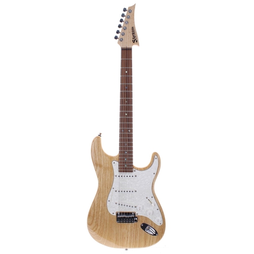 404 - 2015 Stormshadow Guitarworks DBS-P electric guitar; Body: natural swamp ash; Neck; AAA birds eye map... 