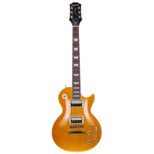 411 - 2021 Epiphone Slash Les Paul Standard electric guitar, made in China, ser. no. 21xxxxxxxx8; Body: Ap... 