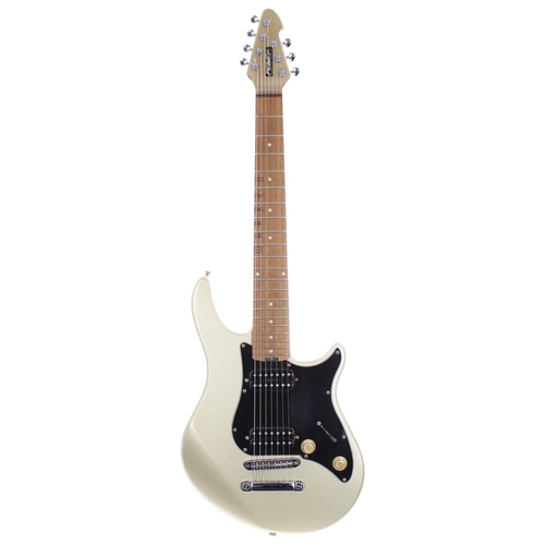 490 - Peavey Predator Plus ST7 seven string electric guitar, made in Korea; Body: pewter finish; Neck: map... 