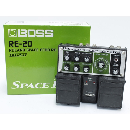 1018 - Boss RE-20 Roland Space Echo RE-201 guitar pedal, boxed