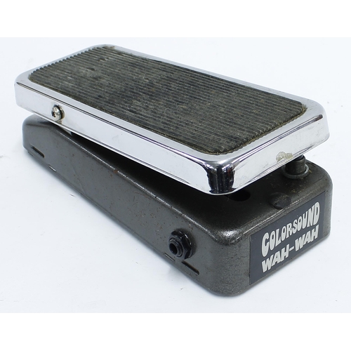 988 - 1970s Sola Sound Colorsound Wah Wah guitar pedal* From the estate of the late Trevor White, who was ... 