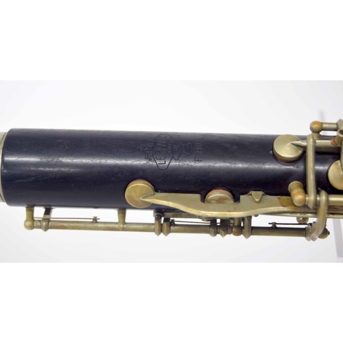 1822 - Alto clarinet by and stamped Leblanc, Paris France, ser. no. 5212, case