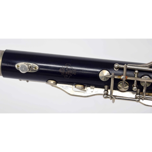 1823 - Alto clarinet by and stamped Leblanc, Paris, ser. no. 8567, case