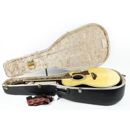 422 - Tokai Hummingbird custom CJC98DN electro acoustic guitar, made in Japan, ser. no. 0xxxx0; Back and s... 