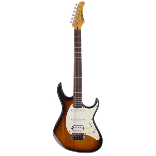 423 - 2002 Cort G-Series G250P electric guitar, made in Korea; Body: sunburst finish, a few minor imperfec... 