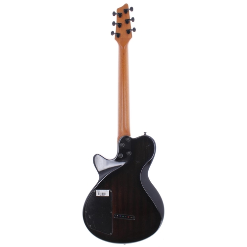 424 - Godin Summit CT electric guitar, made in Canada; Body: trans black finish, minor surface scratches a... 