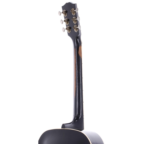 425 - Gibson L-10 archtop guitar, made in USA, circa 1934; Body: black finish, surface marks, scratches an... 