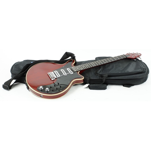 429 - Burns Brian May Red Special electric guitar, ser. no. BHM2xx8; Body: cherry red, minor surface marks... 