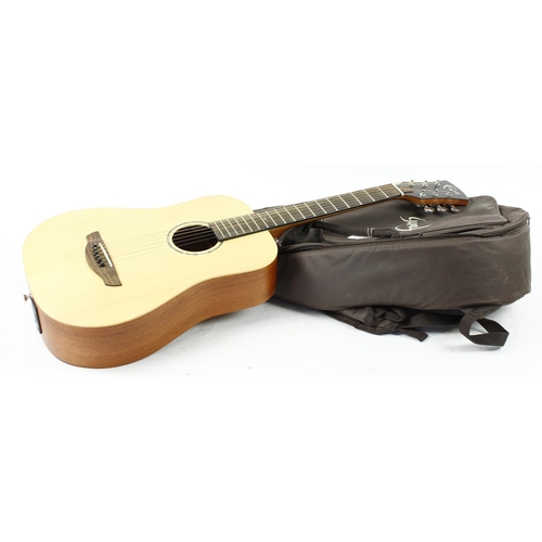 492 - Faith FDS-Mini Saturn Nomad electro-acoustic guitar, made in Indonesia; Back and sides: mahogany; To... 