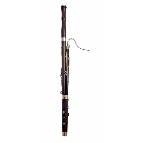 1839 - Bassoon by and stamped Hawkes & Son, Excelsior Sonorus Class, Makers, London, no.13179, with nic... 