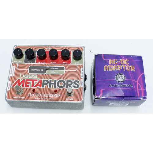 1031 - Electro-Harmonix Bass Metaphors guitar pedal, with PSU