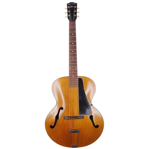 427 - Kalamazoo KG-32 Oriole archtop guitar, made in USA, circa 1941; Body: natural finish, heavy checking... 