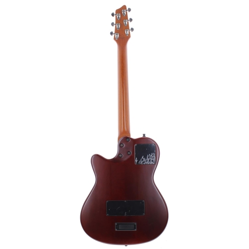 450 - Godin A6 Ultra electric guitar, made in Canada; Body: Two-Chambered Silver Leaf Maple with Canadian ... 