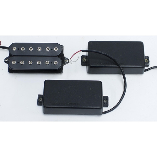 1182 - Pair of Seymour Duncan humbucker guitar pickups to include an HMNHB-LW neck and an HB-LW bridge; tog... 