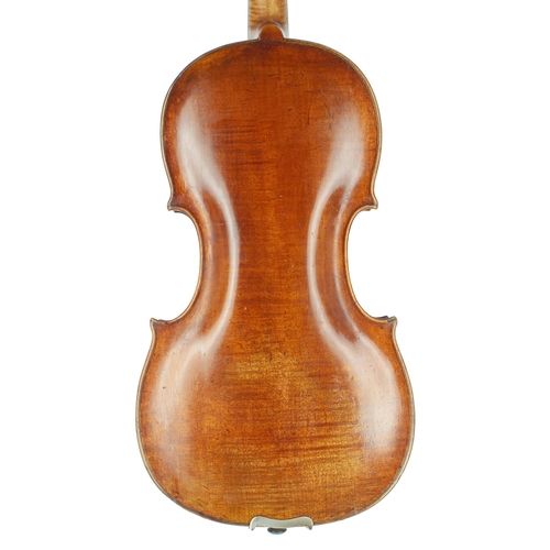 2407 - Interesting late 18th century German violin labelled Franz Hofmann..., Anno 17**, the one piece back... 