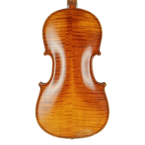 2409 - German violin circa 1920, unlabelled, 14 1/16