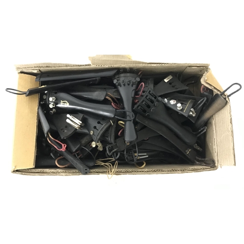 2018 - Box of old violin tailpieces