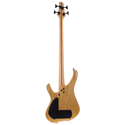 668 - Gregg Allman - Lightwave Saber fretless bass guitar; Body: natural finish; Neck: maple; Fingerboard:... 