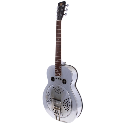 670 - Billy Bragg - 1930s Dobro resonator guitar, possibly a Model 32, circa 1935; Body: nickel plated ste... 