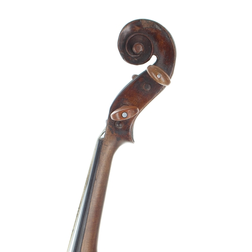 2442 - English violin circa 1800, unlabelled, 14 1/16