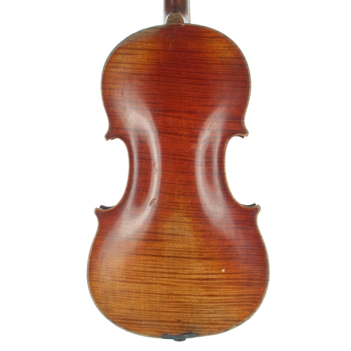 2453 - Early 20th century French violin, 14