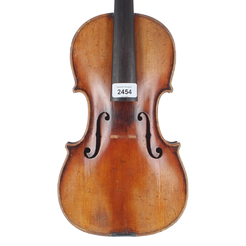 2454 - German violin circa 1900, 13 7/8