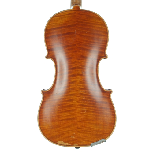 2465 - Good violin inscribed in pencil to the inner back Joseph Guarnerius copy... G. Wilhem, London, 1885,... 