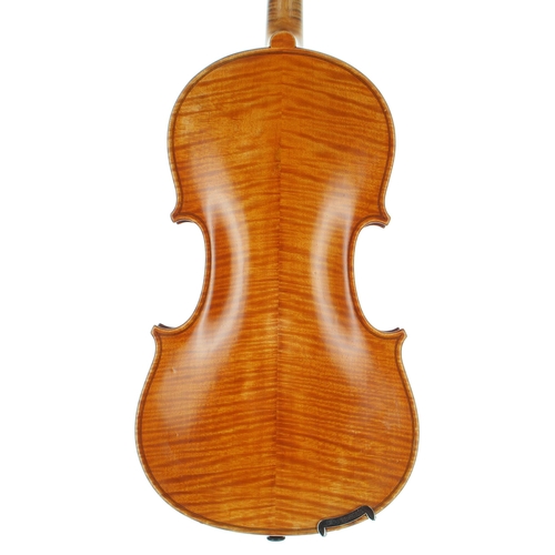 2466 - French violin labelled Laberte-Humbert Freres, Mirecourt, Exposition Internationale Brussels 1910, G... 