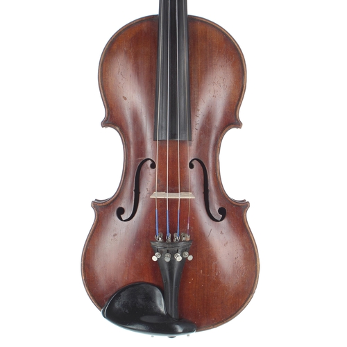 2478 - Fine French violin by and ascribed to Paul Bailly, labelled 10 Medaeilles Or, Vermeil, Argent et Bro... 