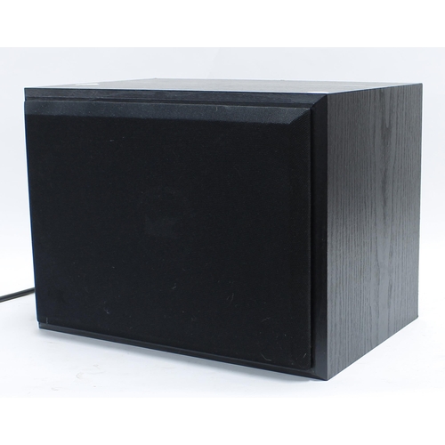 1243 - Miller & Kreisel VX-7 II powered subwoofer speaker, with manual