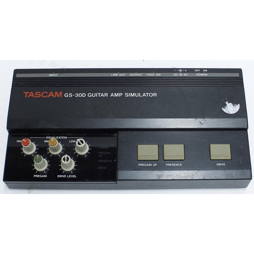 1271 - Tascam GS-30D guitar amp simulator unit, made in Japan, ser. no. 20281... 