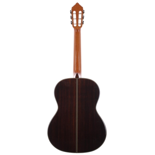 1412 - Alhambra 11P classical guitar, made in Spain; Back and sides: Indian rosewood, surface marks and din... 