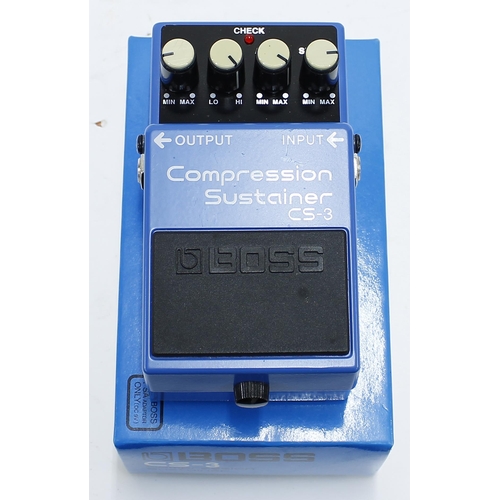 1035 - Boss CS-3 Compression Sustainer guitar pedal, boxed