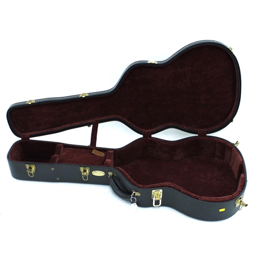 1057 - C.F Martin Geib style case for an OM sized acoustic guitar