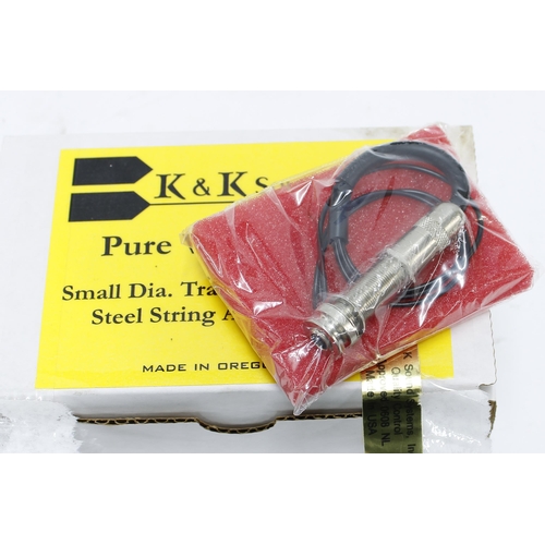 1136 - K&K Sound Systems Pure Western transducer pickup for steel string acoustic guitar... 