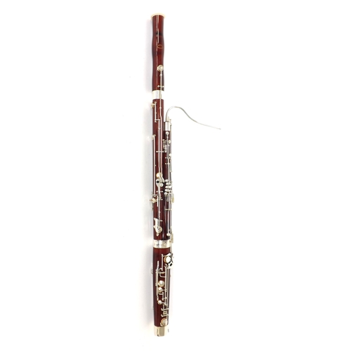 1852 - Fine contemporary bassoon by and stamped O. Adler & Co, Markneukirchen, ser. no. 14868, with two... 