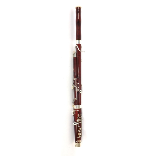 1852 - Fine contemporary bassoon by and stamped O. Adler & Co, Markneukirchen, ser. no. 14868, with two... 