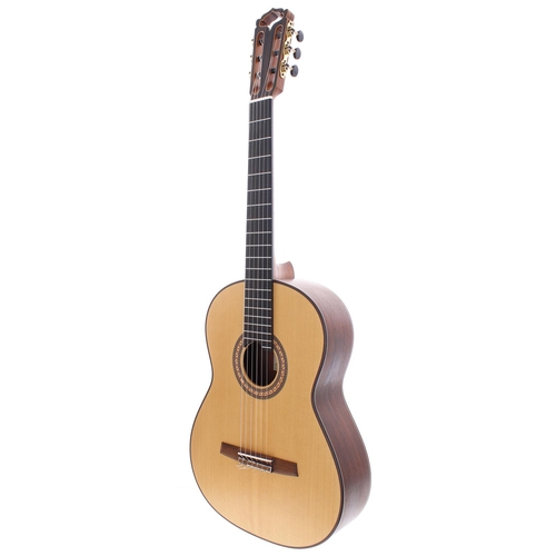 1444 - Armin Hanika Natural Lattice classical guitar, made in Germany, circa 2013; Back and sides: select e... 