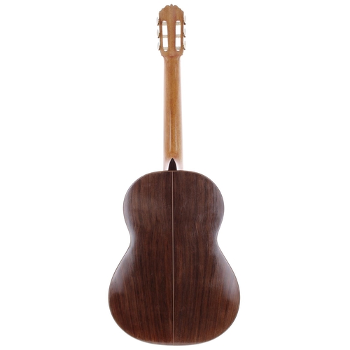 1432 - Classical guitar labelled 'Conde Hermanos...anno 1966...Madrid'; Back and sides: Indian rosewood, li... 