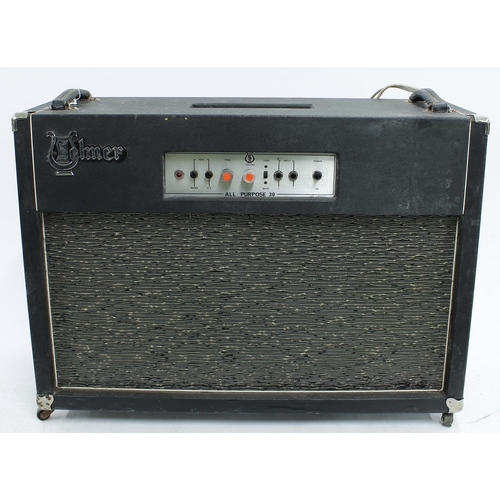 763 - 1970s Selmer All Purpose 30 combo guitar amplifier (working, although power and amp to speaker wirin... 