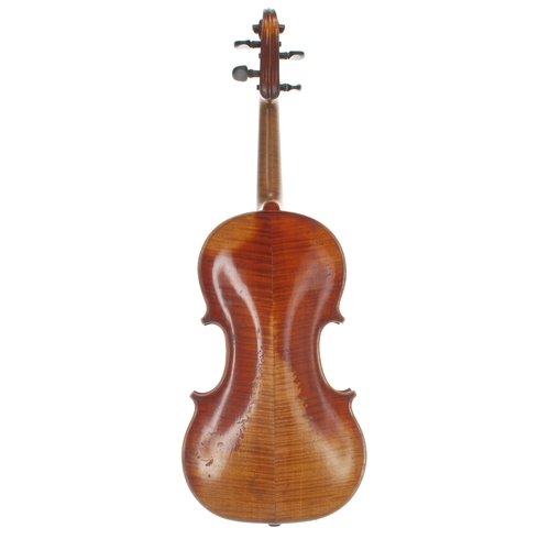 2010 - Late 19th century French violin labelled Nicolaus Amatus..., 14 1/8