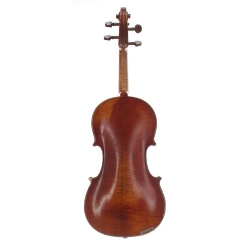 2014 - French violin circa 1910 labelled Nicolas Lupot..., 14 1/8