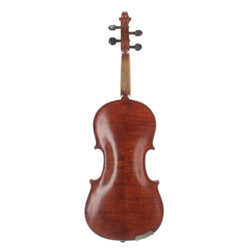 2032 - Half size violin labelled Manby violin..., 1915, 12 9/16