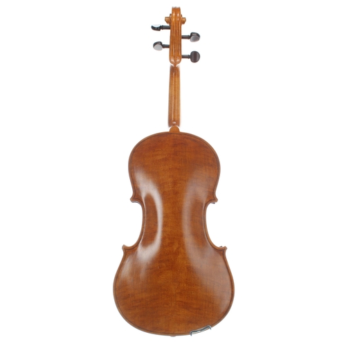 2035 - Early 20th century German viola labelled Luthier work undertaken by C. G. Everall in 2020, 16