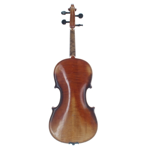 2048 - Early 20th century violin labelled Antonio Stradivarius..., 14 3/16